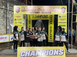 Glidag dan Siyono Wetan Raih Juara 1 Voli Rasul Cup 2026